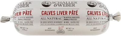 Schaller & Webe Pate Calves Liver All Natural - 7 Oz - Image 1