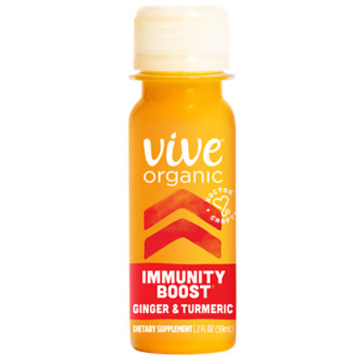 Vive Organic Immunity Boost Shot Original Ginger and Turmeric Wellness Shot - 2 Fl Oz - Image 2