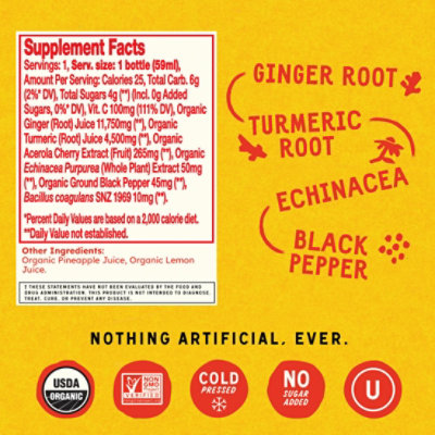 Vive Organic Immunity Boost Original Potent Wellness Shots with Ginger and Turmeric - Image 5
