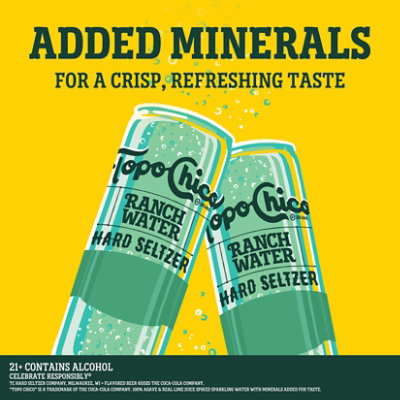 Topo Chico Hard Seltzer Ranch Water Original Hard Seltzer 4.7% ABV Cans - 12-12 Fl. Oz. - Image 5
