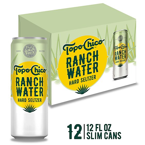 Topo Chico Ranch Water Original Hard Seltzer 4.7% ABV Cans - 12-12 Fl. Oz.