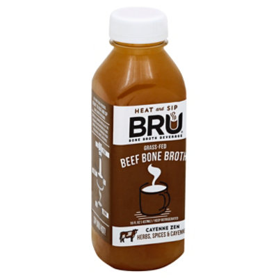 Bru Bone Broth Cayenne Zen - 16 Fl. Oz. - Image 1