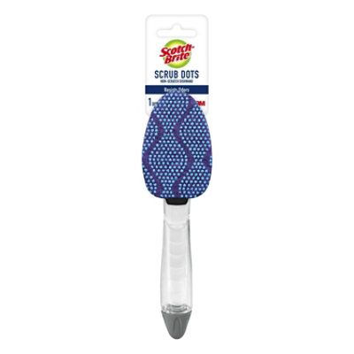 Scotch-Brite Kitchen Scrubber Dishwand Non Scratch Heavy Duty Scrub Dots - Each