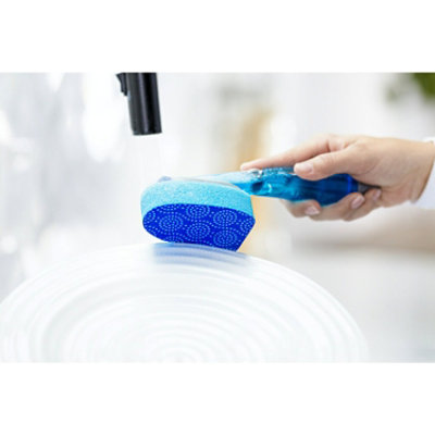 Scotch-Brite Kitchen Scrubber Dishwand Non Scratch Heavy Duty Scrub Dots - Each - Image 4