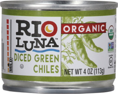 Rio Luna Organic Chiles Green Diced Can - 4 Oz - Image 2