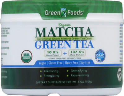 Green Foods Tea Grn Matcha - 5.5 Oz - Image 2