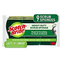 Scotch-Brite Scrub Sponges Heavy Duty - 9 Count - Image 1