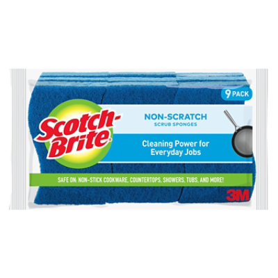 Scotch-Brite Scrub Sponges Non Scratch - 9 Count - Image 2