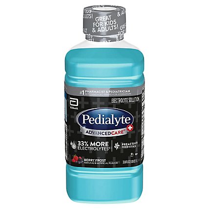 Pedialyte AdvancedCare Plus Electrolyte Solution Ready To Drink Berry Frost - 33.8 Fl. Oz. - Image 1