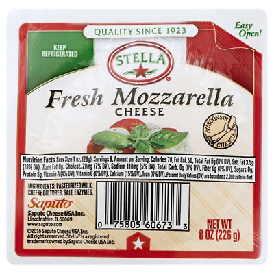 Stella Fresh Mozzarella Balls - 8 Oz - Image 4