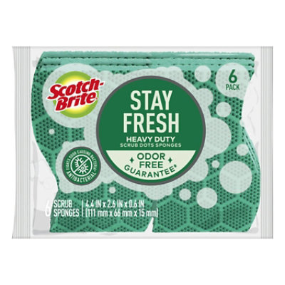 Scotch-Brite Scrub Sponges Scrub Dots Heavy Duty - 6 Count - Image 2