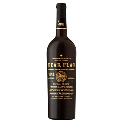 Bear Flag Sonoma County Zinfandel Red Wine - 750 Ml - Image 2