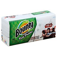 Bounty Quilted Napkins 1-Ply Fun Prints Star Wars Wrapper - 160 Count - Image 1