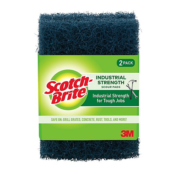 Scotch-Brite Industrial Strength Scour Pad Heavy Duty Pack - 2 Count