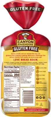 Canyon Bakehouse Plain Gluten Free Bagels 100% Whole Grain Bagels Frozen 4 Count - 14 Oz - Image 6