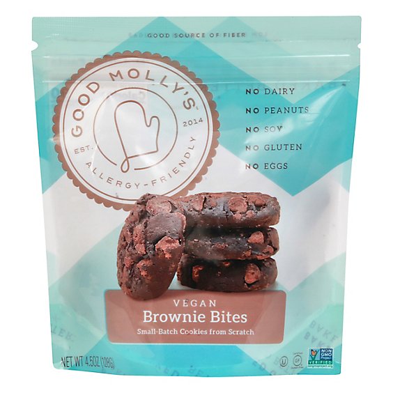 Good Mollys Brownie Bites Vegan - 4.5 Oz