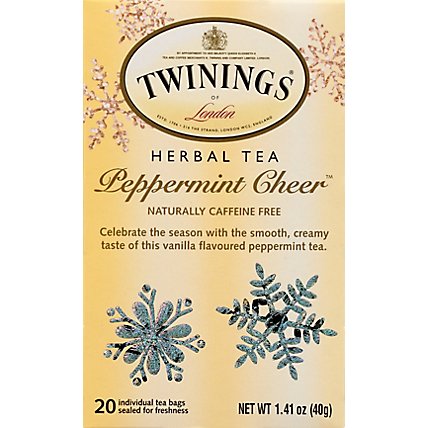Twinings of London Peppermint Cheer - 20 Count - Image 2
