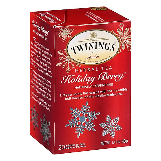 Twinings of London Tea Holiday Berry - 20 Count