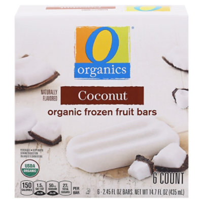 O Organics Fruit Bars Coconut - 6-2.45 Oz - Image 4