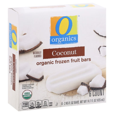 O Organics Fruit Bars Coconut - 6-2.45 Oz - Image 1