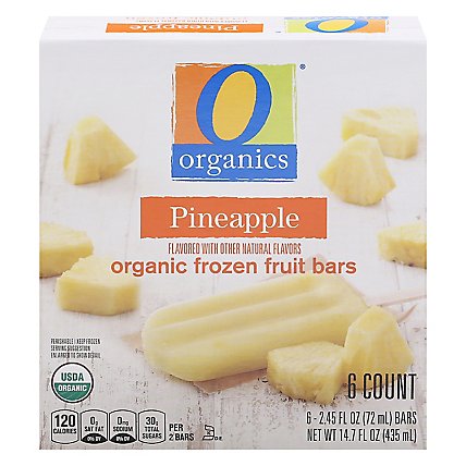 O Organics Fruit Bars Pineapple - 6-2.45 Oz - Image 3