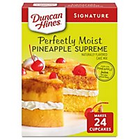 Duncan Hines Signature Perfectly Moist Pineapple Supreme Naturally Flavored Cake Mix - 15.25 Oz - Image 2