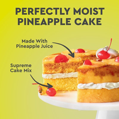 Duncan Hines Signature Perfectly Moist Pineapple Supreme Naturally Flavored Cake Mix - 15.25 Oz - Image 2