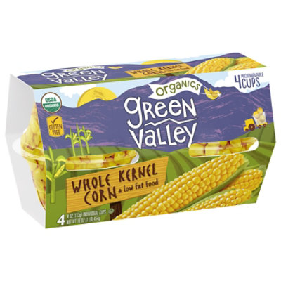 Green Valley Organic Corn Whole Kernel Low Fat - 4-4 Oz - Image 2