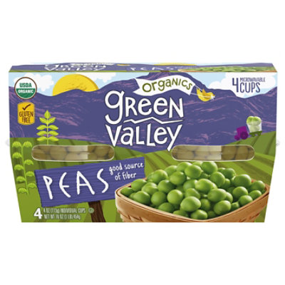 Green Valley Organic Sweet Pea Cups - 4 Oz - Image 2