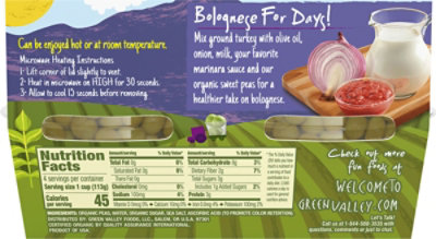 Green Valley Organic Sweet Pea Cups - 4 Oz - Image 5