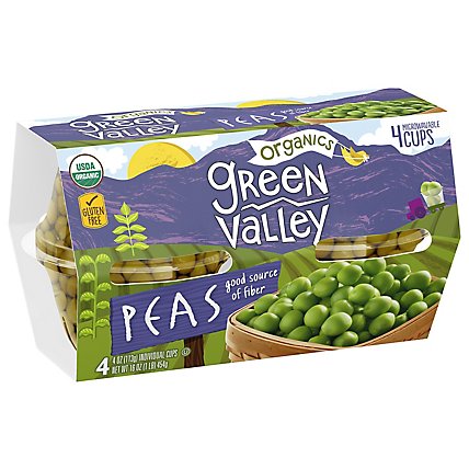 Green Valley Organic Peas - 4-4 Oz - Image 2