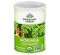 Organic India Moringa Leaf Powder Herbal Supplement - 8 Oz