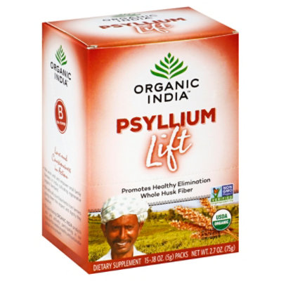 Organic India Psyllium Lift 15 Count JewelOsco