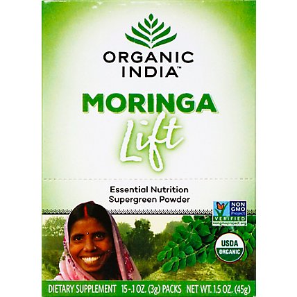 Organic India Moringa Lift - 15 Count - Image 2