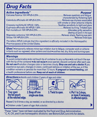 Boiron Optique 1 Eye Drops Single Doses - 30 Count - Image 3
