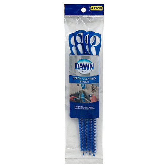 Dawn Straw Cleaner Brush - 4 Count