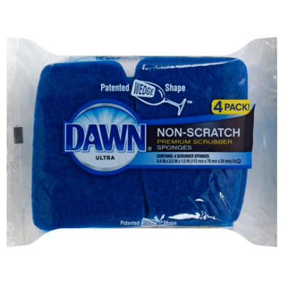 Dawn Scrub Sponge - 4 Count