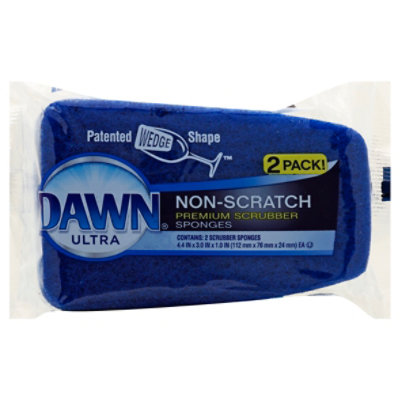 Dawn Scrub Sponge No Scratch - 2 Count