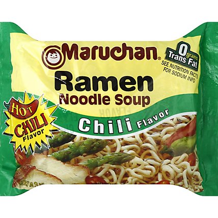 Maruchan Ramen Noodle Soup Chili Flavor - 3 Oz - Image 1
