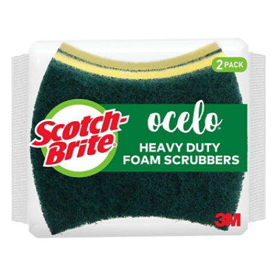 Scotch-Brite Ocelo Foam Scrubbers Heavy Duty - 2 Count - Image 1