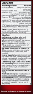 Hylands Defend Cold Cough - 4 Fl. Oz. - Image 3