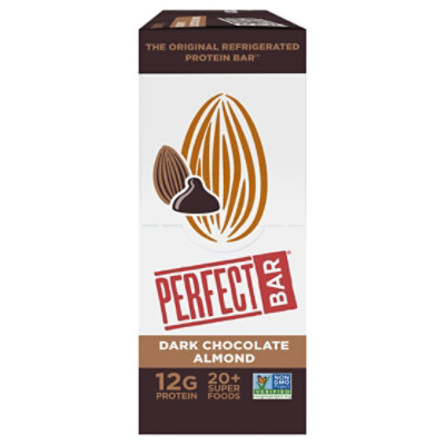 Perfect Bar Gluten-Free Dark Chocolate Almond Refrigerated Protein Bar - 2.2 Oz - Image 2