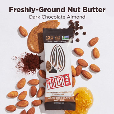 Perfect Bar Gluten-Free Dark Chocolate Almond Refrigerated Protein Bar - 2.2 Oz - Image 3