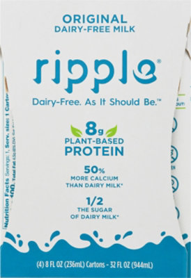 Ripple Milk Dairy Free Original - 4-8 Fl. Oz. - Image 2