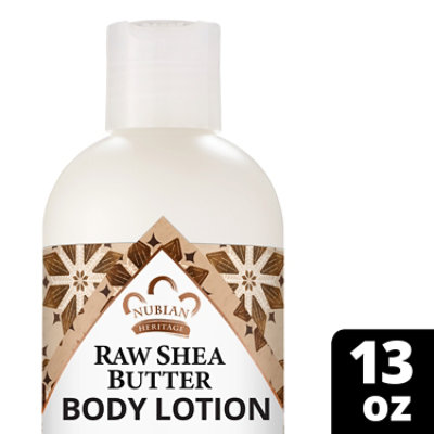 Nubian Heritage Raw Shea Butter Body Lotion - 13 Oz