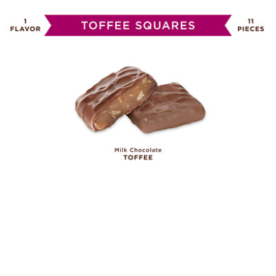 Milk Chocolate Toffee Square Favorite Bag - 6 Oz - Image 3