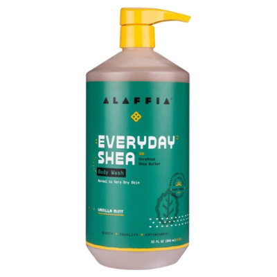 Alaffia Body Wash Everyday Vanilla - 32 Fl. Oz.