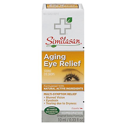 Similasan Aging Eye Relief Sterile Eye Drops - .33 Fl. Oz. - Image 3