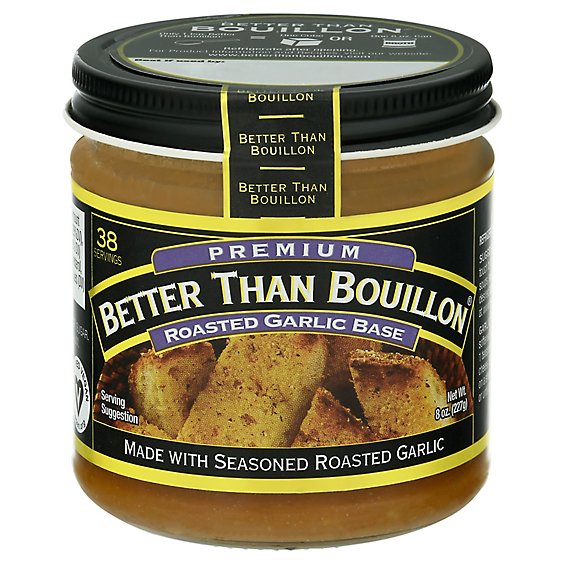 Better Than Bouillon Base Premium Roasted Garlic - 8 Oz