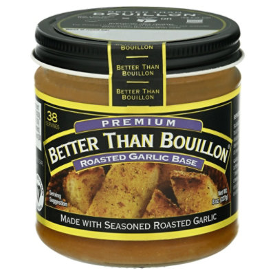 Better Than Bouillon Roasted Garlic Base, 8 oz - Greatland Grocery